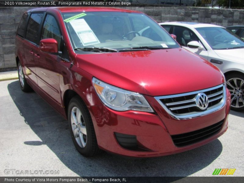 Pomegranate Red Metallic / Ceylon Beige 2010 Volkswagen Routan SE