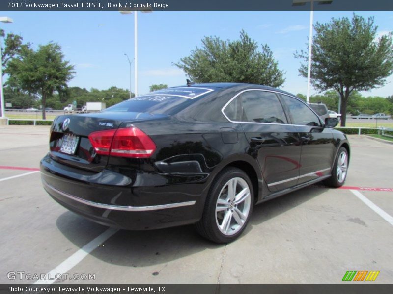 Black / Cornsilk Beige 2012 Volkswagen Passat TDI SEL