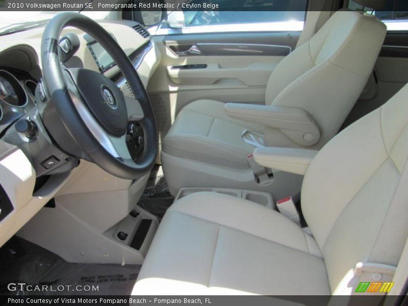 Pomegranate Red Metallic / Ceylon Beige 2010 Volkswagen Routan SE
