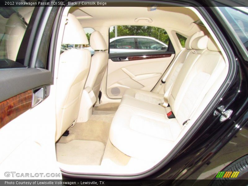 Black / Cornsilk Beige 2012 Volkswagen Passat TDI SEL