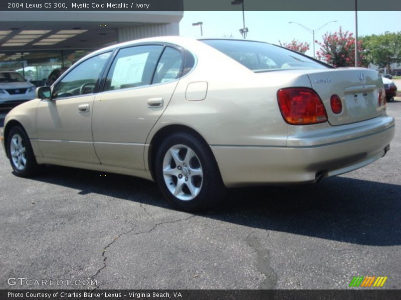 Mystic Gold Metallic / Ivory 2004 Lexus GS 300