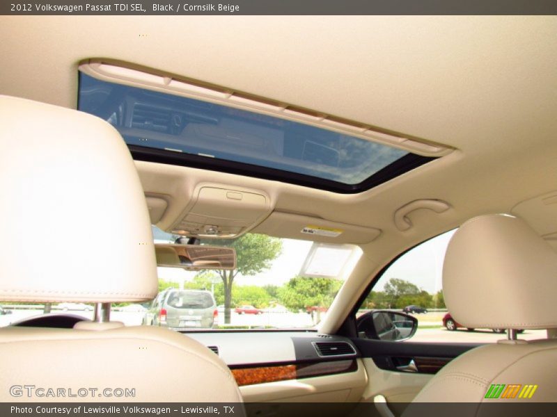 Black / Cornsilk Beige 2012 Volkswagen Passat TDI SEL