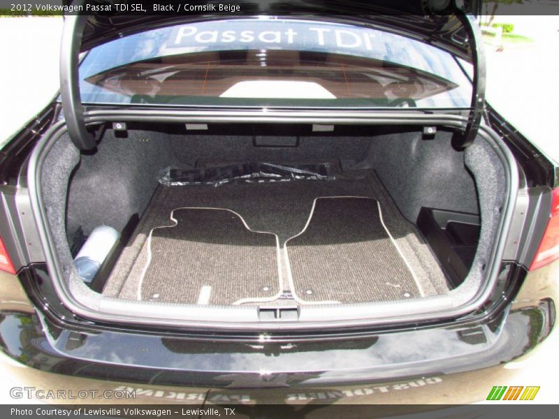  2012 Passat TDI SEL Trunk