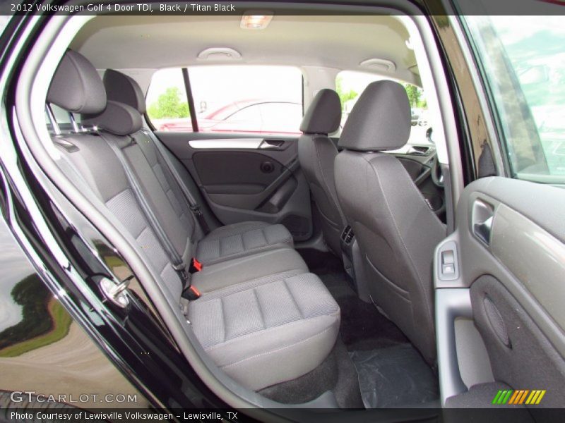  2012 Golf 4 Door TDI Titan Black Interior