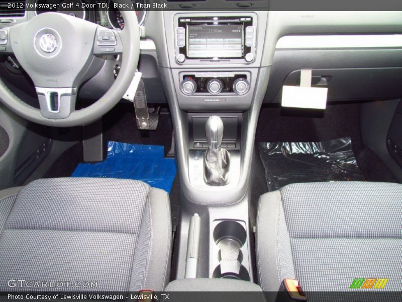 Black / Titan Black 2012 Volkswagen Golf 4 Door TDI