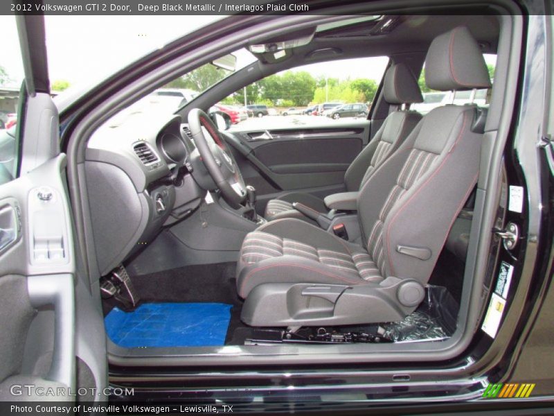  2012 GTI 2 Door Interlagos Plaid Cloth Interior