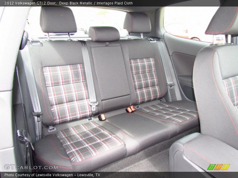  2012 GTI 2 Door Interlagos Plaid Cloth Interior