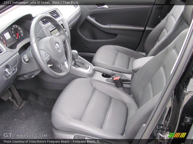 Black / Titan Black 2011 Volkswagen Jetta SE Sedan