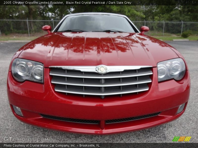 Blaze Red Crystal Pearlcoat / Dark Slate Grey 2005 Chrysler Crossfire Limited Roadster