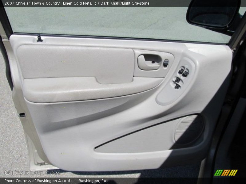 Linen Gold Metallic / Dark Khaki/Light Graystone 2007 Chrysler Town & Country