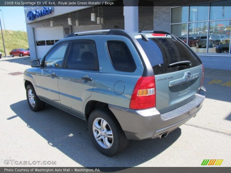 Royal Jade Green Metallic / Beige 2008 Kia Sportage EX V6 4x4