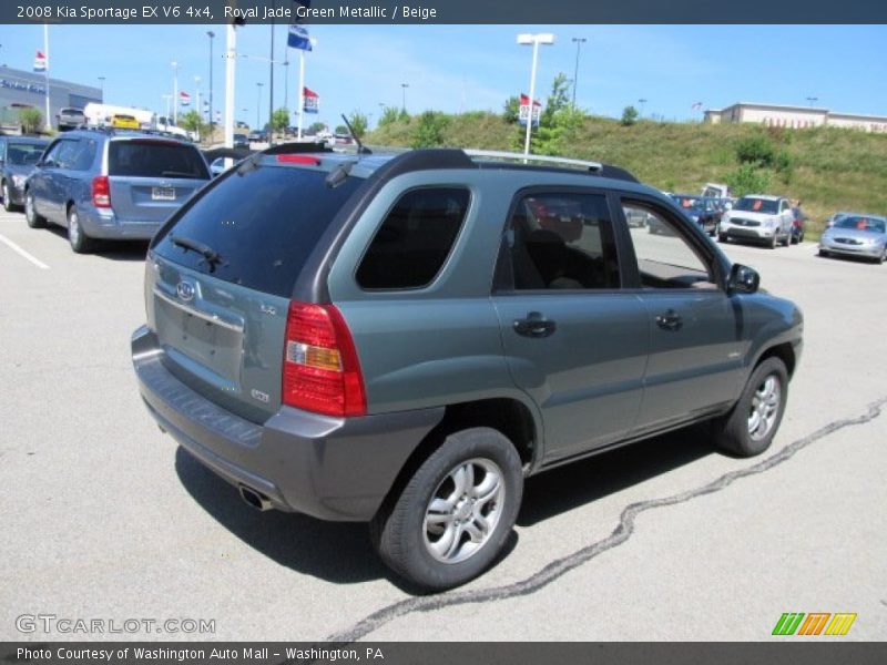 Royal Jade Green Metallic / Beige 2008 Kia Sportage EX V6 4x4