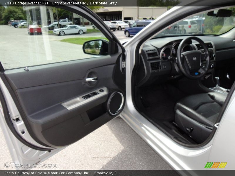 Bright Silver Metallic / Dark Slate Gray 2010 Dodge Avenger R/T