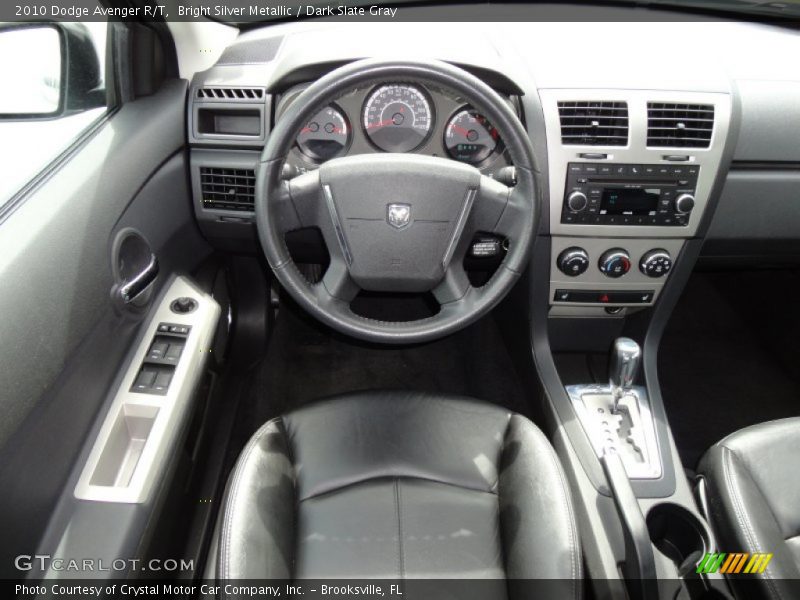 Bright Silver Metallic / Dark Slate Gray 2010 Dodge Avenger R/T
