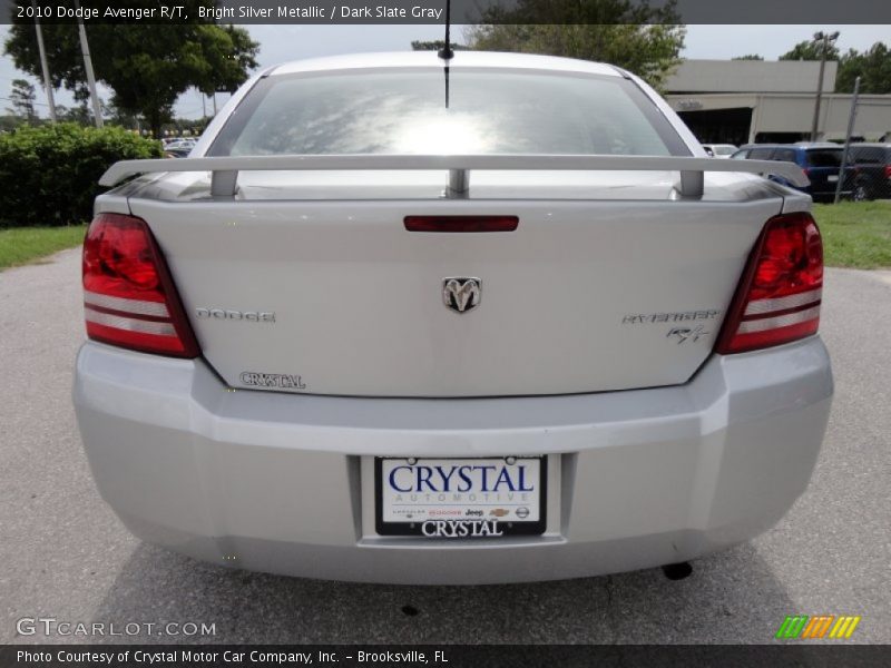 Bright Silver Metallic / Dark Slate Gray 2010 Dodge Avenger R/T