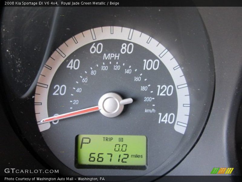 Royal Jade Green Metallic / Beige 2008 Kia Sportage EX V6 4x4