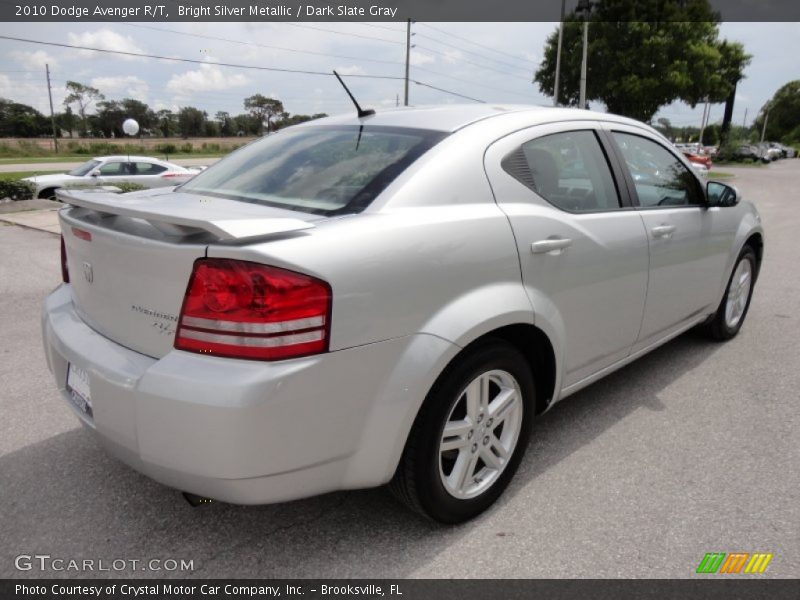 Bright Silver Metallic / Dark Slate Gray 2010 Dodge Avenger R/T