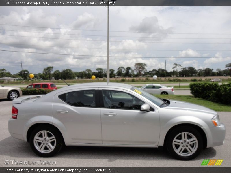 Bright Silver Metallic / Dark Slate Gray 2010 Dodge Avenger R/T