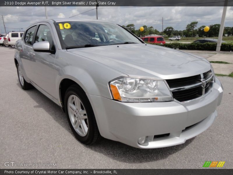 Bright Silver Metallic / Dark Slate Gray 2010 Dodge Avenger R/T