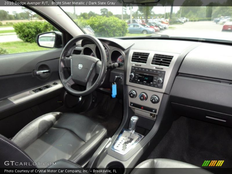 Bright Silver Metallic / Dark Slate Gray 2010 Dodge Avenger R/T