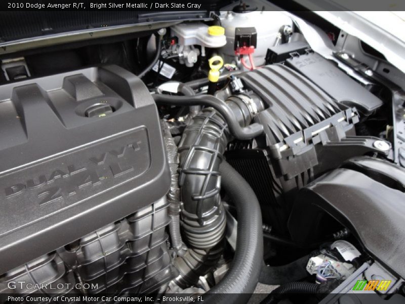 Bright Silver Metallic / Dark Slate Gray 2010 Dodge Avenger R/T