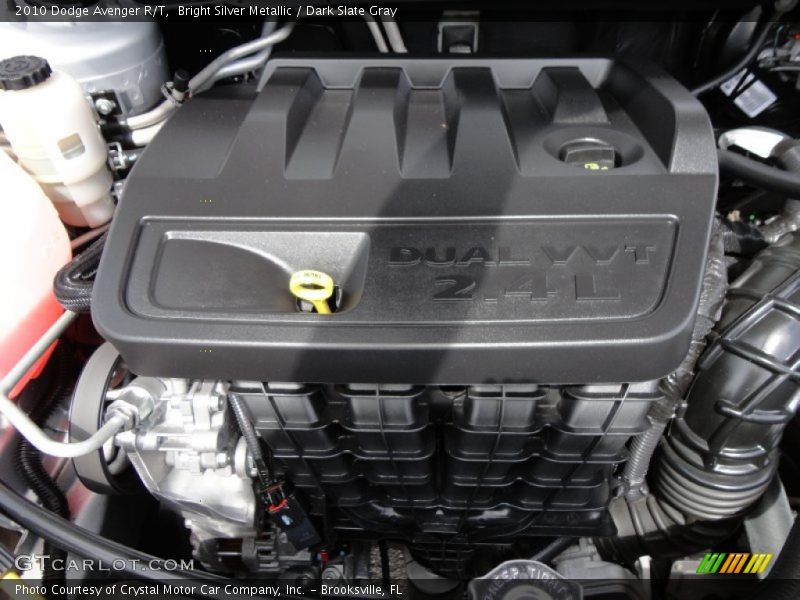 Bright Silver Metallic / Dark Slate Gray 2010 Dodge Avenger R/T