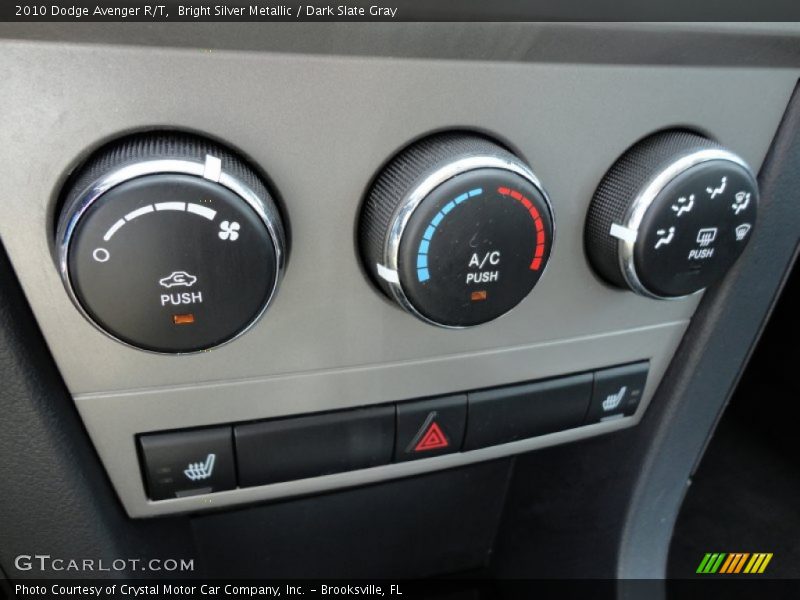 Bright Silver Metallic / Dark Slate Gray 2010 Dodge Avenger R/T