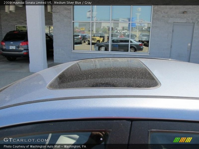 Medium Silver Blue / Gray 2009 Hyundai Sonata Limited V6