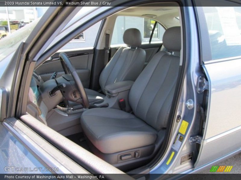 Medium Silver Blue / Gray 2009 Hyundai Sonata Limited V6