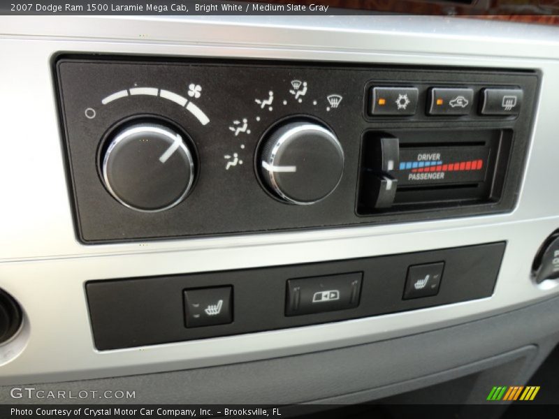 Controls of 2007 Ram 1500 Laramie Mega Cab