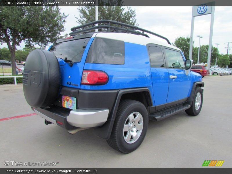 Voodoo Blue / Dark Charcoal 2007 Toyota FJ Cruiser