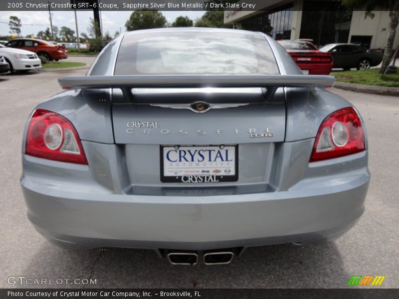 Sapphire Silver Blue Metallic / Dark Slate Grey 2005 Chrysler Crossfire SRT-6 Coupe
