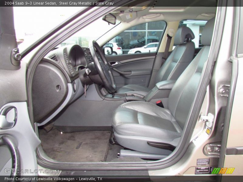  2004 9-3 Linear Sedan Slate Gray Interior