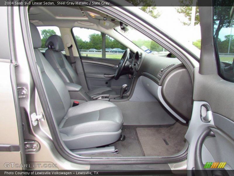  2004 9-3 Linear Sedan Slate Gray Interior