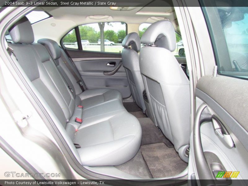  2004 9-3 Linear Sedan Slate Gray Interior