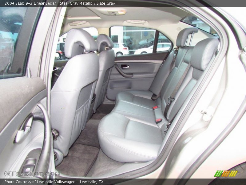  2004 9-3 Linear Sedan Slate Gray Interior
