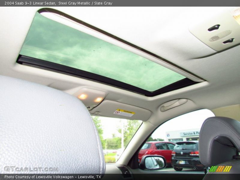 Steel Gray Metallic / Slate Gray 2004 Saab 9-3 Linear Sedan