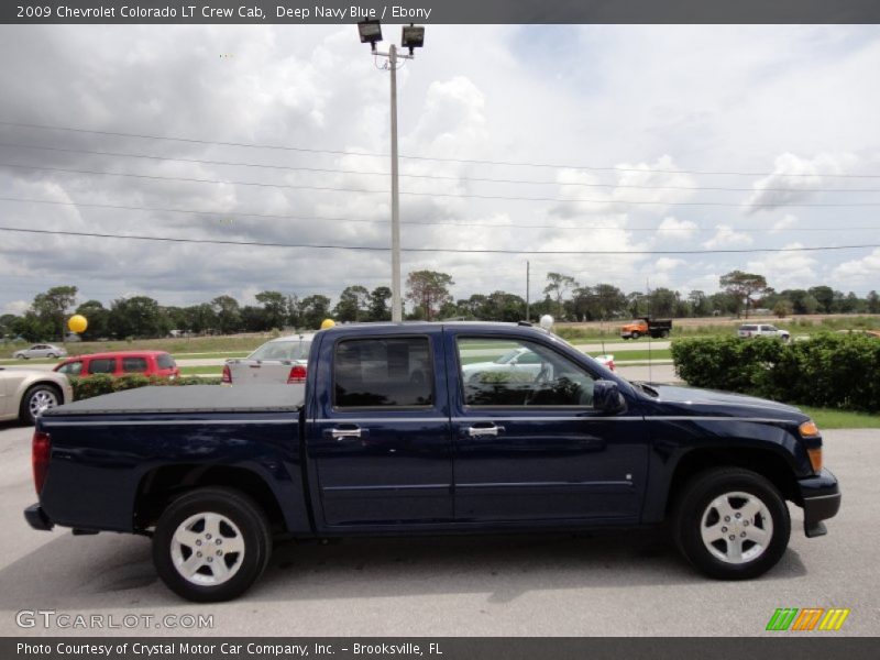 Deep Navy Blue / Ebony 2009 Chevrolet Colorado LT Crew Cab
