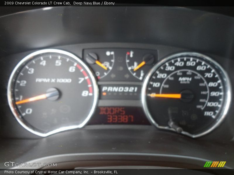 Deep Navy Blue / Ebony 2009 Chevrolet Colorado LT Crew Cab