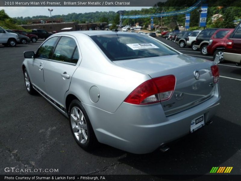 Brilliant Silver Metallic / Dark Charcoal 2010 Mercury Milan V6 Premier
