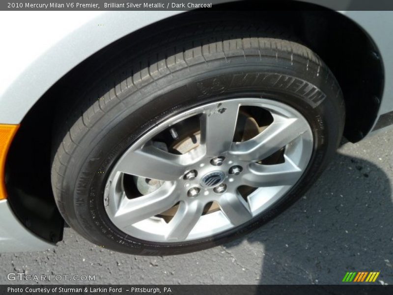 Brilliant Silver Metallic / Dark Charcoal 2010 Mercury Milan V6 Premier