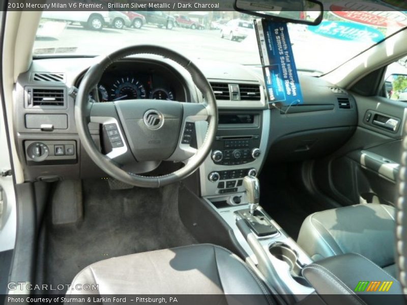 Brilliant Silver Metallic / Dark Charcoal 2010 Mercury Milan V6 Premier