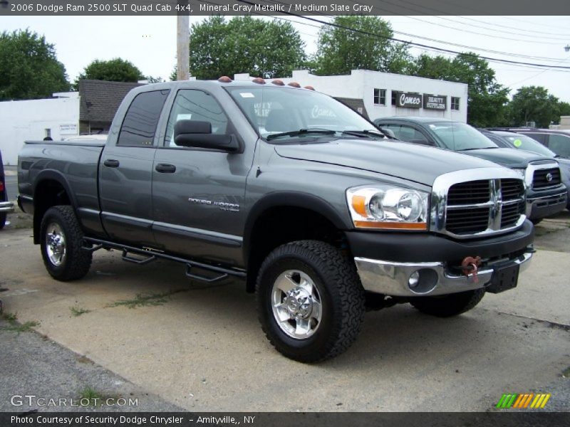 Mineral Gray Metallic / Medium Slate Gray 2006 Dodge Ram 2500 SLT Quad Cab 4x4