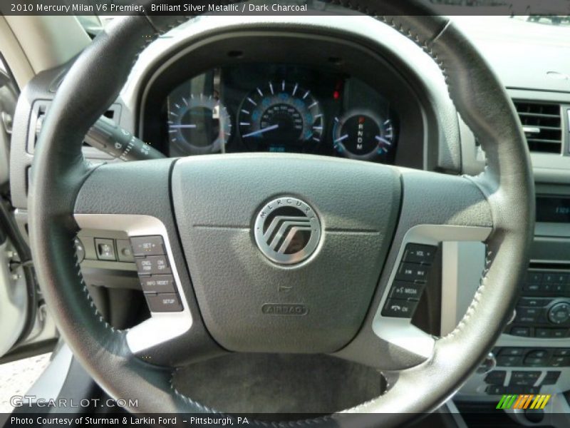 Brilliant Silver Metallic / Dark Charcoal 2010 Mercury Milan V6 Premier