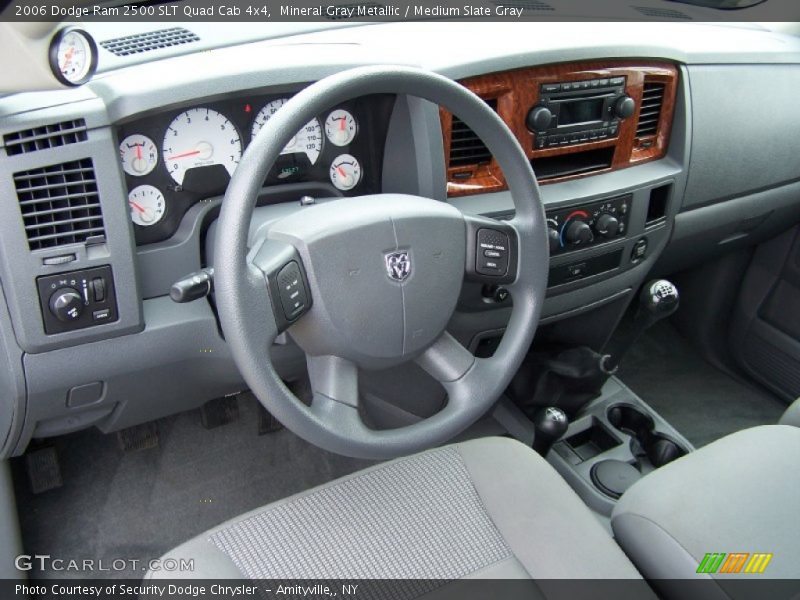 Mineral Gray Metallic / Medium Slate Gray 2006 Dodge Ram 2500 SLT Quad Cab 4x4