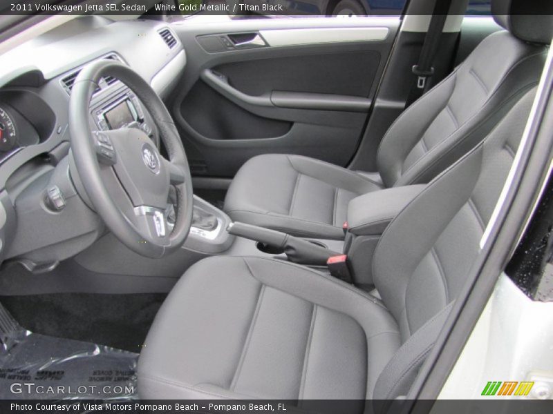 White Gold Metallic / Titan Black 2011 Volkswagen Jetta SEL Sedan
