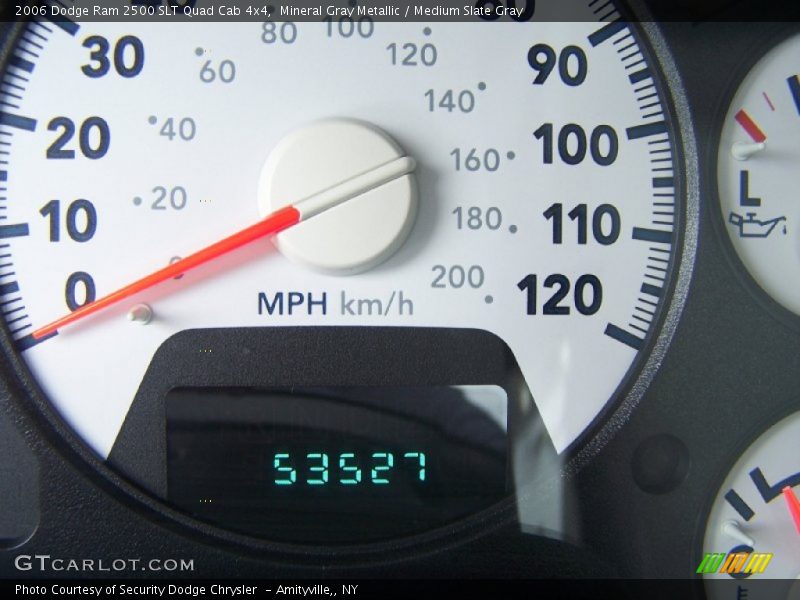 Mineral Gray Metallic / Medium Slate Gray 2006 Dodge Ram 2500 SLT Quad Cab 4x4