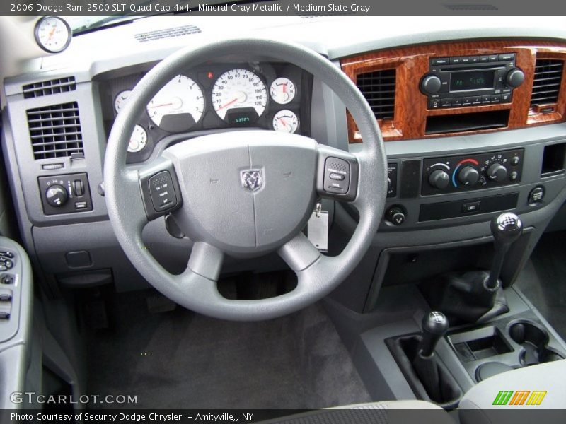 Mineral Gray Metallic / Medium Slate Gray 2006 Dodge Ram 2500 SLT Quad Cab 4x4