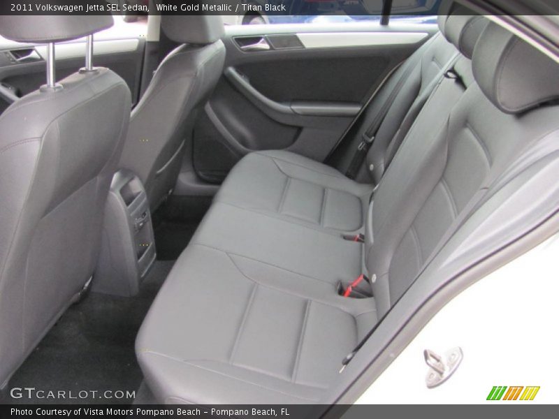 White Gold Metallic / Titan Black 2011 Volkswagen Jetta SEL Sedan