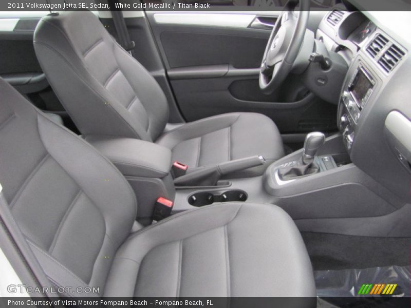 White Gold Metallic / Titan Black 2011 Volkswagen Jetta SEL Sedan